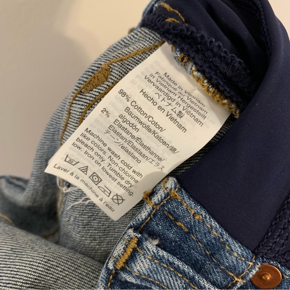 Madewell The Maternity Side-Panel Slim Boyjean: Adjustable Edition, Size 29 - Picture 12 of 12